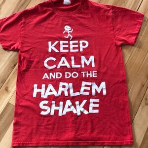 COPY - Red slogan short sleeve tee, small